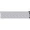 Ekena Millwork 3 1/2"H x 1 1/8"P x 3 5/8"F x 94 1/2"L, (1 5/8" Repeat), Franklin Crown Moulding MLD03X01X03FN - alternate 1